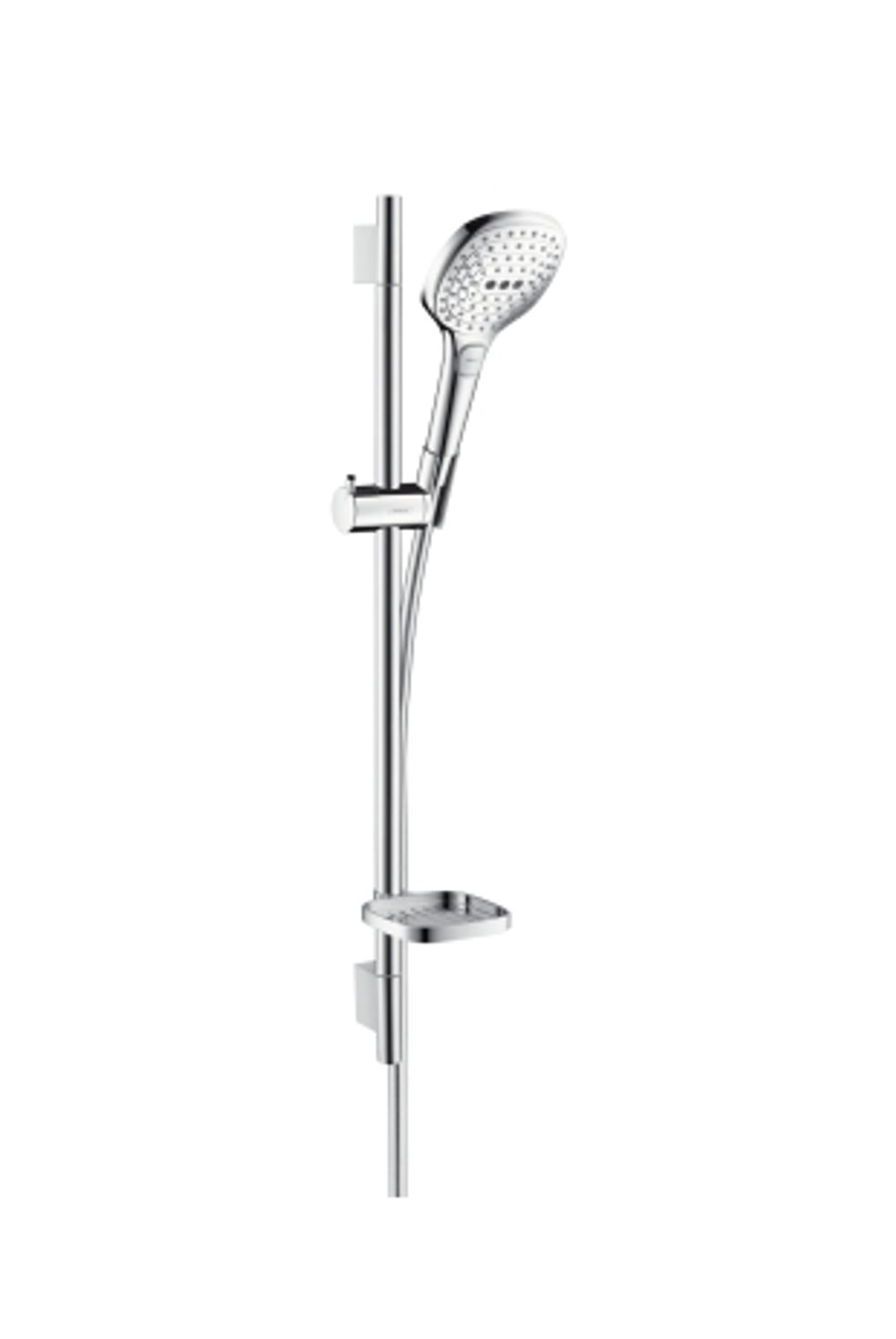 https://raleo.de:443/files/img/11eeea247bd939e092906bba4399b90c/size_l/Hansgrohe-HG-Brausenset-Raindance-Select-E-120-Eco-UnicaS-Puro-650mm-chrom-26622000 gallery number 1